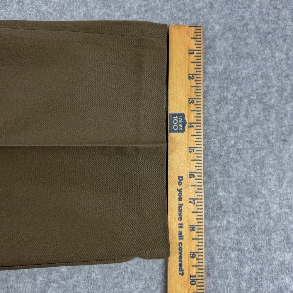 Haggar Pants Mens 44x30 Beige Premium No Iron Khaki Classic Fit Stretch NEW $70